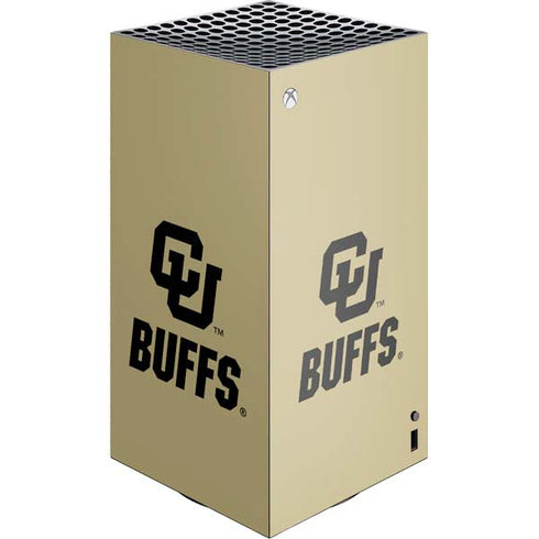 University of Colorado CU Buffs XBox Series X Digital Edition Console Skin